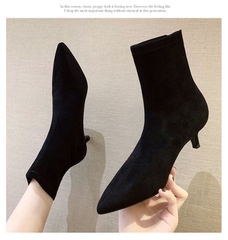 HIGH HEEL BOOTS MEIHUI SHISHANG GÓT NHỌN SIÊU THỜI THƯỢNG B7.HIE