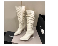 KNEE BOOTS FORM NHĂN DA MỀM MŨI NHỌN B5.KNE