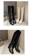 KNEE BOOTS CỰC CÁ TÍNH DÁNG CAO BỒI ĐẬM PHONG CÁCH ANH B6.KNE