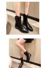 ANKLE BOOTS BASIC PHONG CÁCH PHÁP MŨI NHỌN B1.ANK