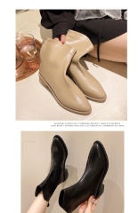 ANKLE BOOTS BASIC PHONG CÁCH PHÁP MŨI NHỌN B1.ANK