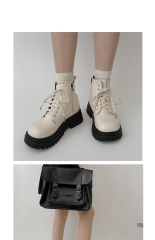 COMBAT BOOTS CHIẾN BINH HÙNG MẠNH ĐÂY ĐAI CHÉO, KHOÁ KÉO BÊN HÔNG B1.COM