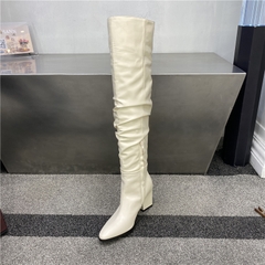 FANTACY BOOTS ĐÙN PHONG CÁCH CHÂU MỸ RETRO  MŨI  ĐẦU TRÒN THỜI THƯỢNG B2.FAN