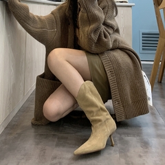 UNDER KNEE BOOTS NGANG BẮP CHÂN MŨI VÀ GÓT NHỌN SANG CHẢNH B1.UNK