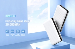 Sạc dự phòng 20000mAh 100W Remax RPP-508 sạc cả máy tính