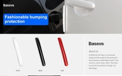Bộ 4 miếng dán cửa xe ô tô chống trầy Baseus Streamlined Car Door Bumper Strip