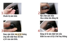 Cảm biến áp suất lốp TPMS van ngoài, cảnh báo tiếng việt
