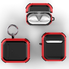 Case Eggshell vuông chống sốc bảo vệ 360° cho Airpods 1/2