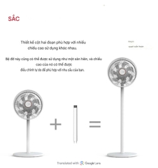 Quạt cây tuần hoàn SHARP PJ-CD204A động cơ DC tiết kiệm điện