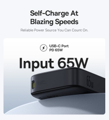 Pin Dự Phòng Tích Hợp Cáp Sạc Dây Rút Gọn Baseus Free2Pull 65W 20000mAh