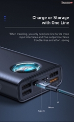 Pin sạc dự phòng công suất cao Baseus Amblight Digital Display Quick Charge Power Bank 65W, 30000 mAh