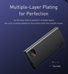 Pin dự phòng sạc nhanh 22,5W Baseus Adaman Metal Digital Display Quick Charge 10000mAh