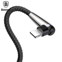 Cáp sạc nhanh gập 90 độ Baseus Sharp Bird Lightning cho iPhone/ iPad (Metal MVP Elbow Mobile Game Cable)