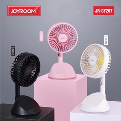 Quạt mini để bàn có giá đỡ điện thoại JR-CY267 chính hãng JOYROOM