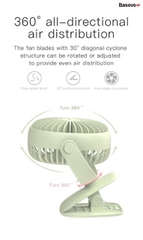 Quạt kẹp mini để bàn Baseus Box Clamping Fan