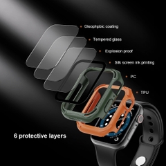 Ốp Case Nillkin Crash Bumper cho Apple Watch Series 4/5/6/SE (Size 40/44mm)
