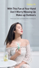 Quạt gấp mini Baseus Square Portable Folding Fan 2 Speed USB Cooler Fan dung lượng 2000mAh