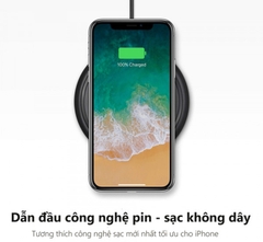 Đế Sạc Không Dây Mophie Cho iPhone X / 8 / 8 Plus MFi 7.5W - Hàng Chính Hãng