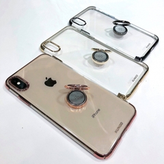Ốp lưng trong suốt kèm nhẫn iRing XUNDD
