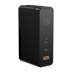 Bộ sạc nhanh đa năng Baseus GaN2 Pro Quick Charger 120W dùng cho Smartphone/ Tablet/ Macbook / Laptop (C+C+A, With C to C Cable, E-mark Chip 100W