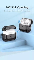 Ốp chống sốc Airpods KUULAAA viền carbon fiber