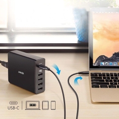 Sạc Anker 5 cổng 60W USB-C PD A2053