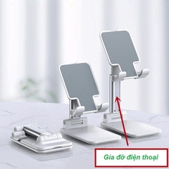 Giá đỡ điện thoại, iPad gấp gọn hợp kim nhôm cao cấp