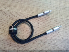 Cáp ngắn 25cm sạc nhanh C to Lightning 20W cho iPhone 12 Series Baseus Cafule Metal Series (20W, Type C to Lightning Fast charge & Data Cable)