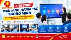 Cho thuê màn hình tương tác 75 inch tại Trung tâm Hội nghị Quốc gia
