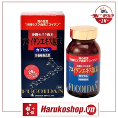 TẢO ĐỎ Nhật Bản Fucoidan Kanehine Bio 150 Viên