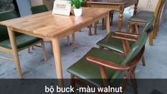 Bàn ăn ghế Buck