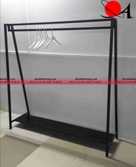 Kệ Chữ A Vuông Dài 1,5m Màu Đen
