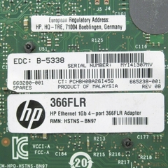10189 Bo mạch nic HP 366FLR I350-T4V2 1G 4pRJ45 665238-001 669280-001 665240-B21