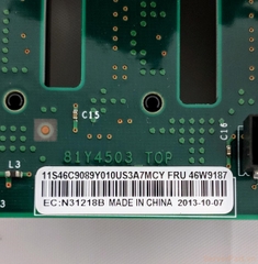 10285 Bo mạch ổ cứng IBM Backplane hdd x3650 m4 8pack - 2.5