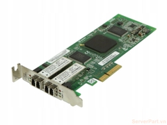 10467 Cạc HBA Card FC IBM QLogic QLE2462 4Gb 2 port FC SFP fru 39R6528 pn 39R6593 opt 39R6527