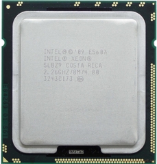 10897 Bộ xử lý CPU E5607 (8M Cache, 2.26 GHz, 4.80 GT s) 4 cores 4 threads / socket 1366
