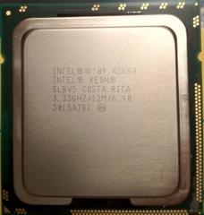 10910 Bộ xử lý CPU X5680 (12M Cache, 3.33 GHz, 6.40 GT s) 6 cores 12 threads / socket 1366