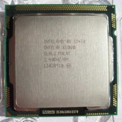 10968 Bộ xử lý CPU X3430 (8M Cache, 2.40 GHz) 4 cores 4 threads / socket 1156