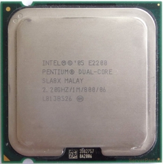 10974 Bộ xử lý CPU E2200 (1M Cache, 2.20 GHz, 800 MHz FSB) 2 cores threads / socket 775