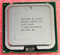 10977 Bộ xử lý CPU E4500 (2M Cache, 2.20 GHz, 800 MHz FSB) 2 cores threads / socket 775