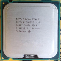 10982 Bộ xử lý CPU E7400 (3M Cache, 2.80 GHz, 1066 MHz FSB) 2 cores threads / socket 775