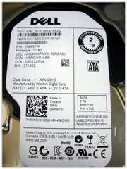 11555 Ổ cứng HDD sata Dell 2tb 7.2k 3.5