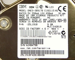 11634 Ổ cứng HDD scsi 68 pin IBM 9.1gb 7.2k 3.5