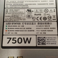 12556 Bộ nguồn PSU Hot Dell R620 R720 750w 05NF18