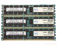 13389 Bộ nhớ Ram 8gb 2Rx4 PC3L-10600R bus 1333mhz Dell SNPP9RN2C/8G Samsung
