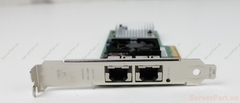 14164 Cạc mạng NIC Dell Intel X520-T2 10GbE 2 Port RJ45 0JM42W JM42W E10G42BT