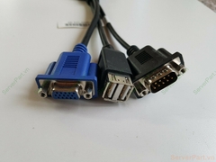 14791 Cáp cable HP Local IO Diagnostic Serial USB SUV Cable C3000 C7000 Blade server 409496-001 416003-001 676277-B21