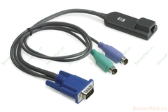15220 Cáp cable HP KVM CAT5 PS2 Interface Adapter 396632-001 520-290-505 262587-B21
