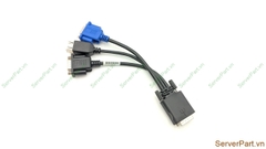 16216 Cáp cable IBM Lenovo Console KVM Breakout Cable fru 81Y2889 pn 81Y2894