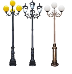 Top các mẫu đầu đèn đẹp lắp cho cột đèn sân vườn